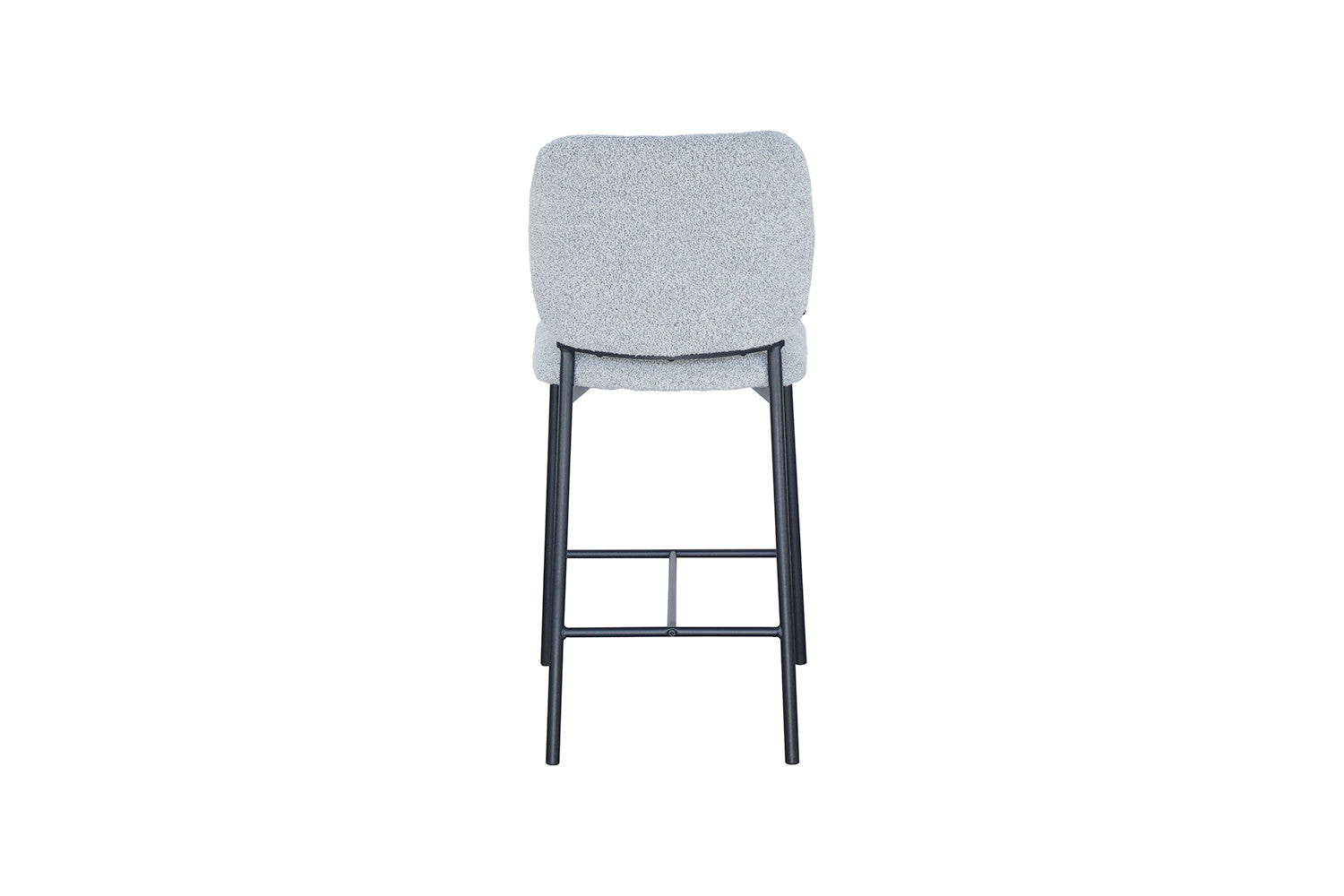Rousseau - Barstoel Sophia Stof Lichtgrijs - 99x45x55.5 cm