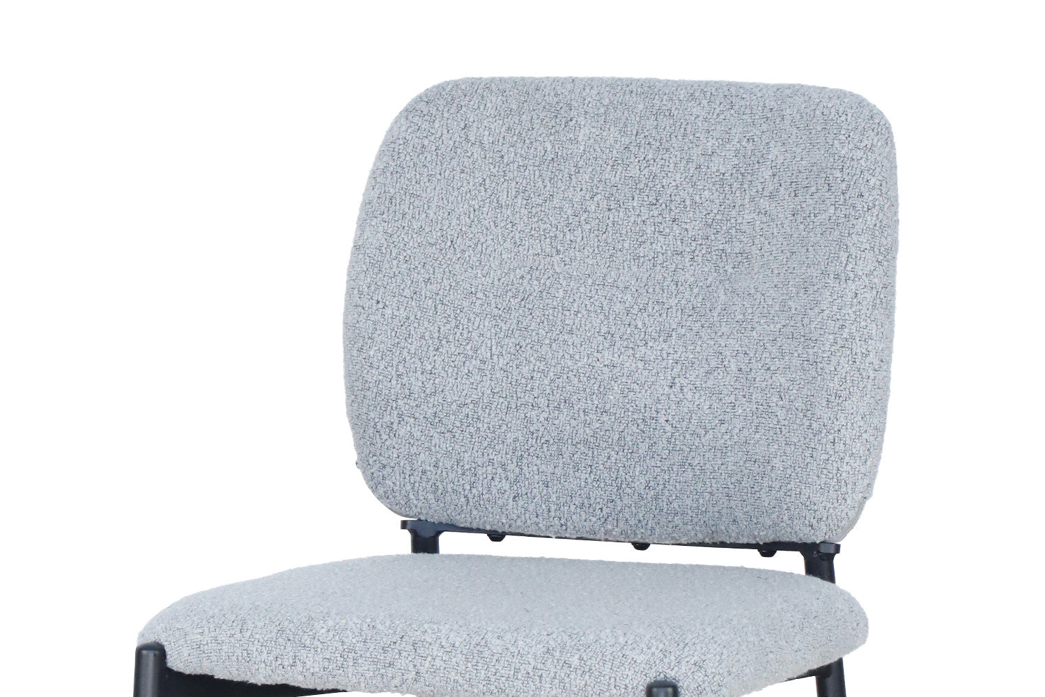Rousseau - Barstoel Sophia Stof Lichtgrijs - 99x45x55.5 cm