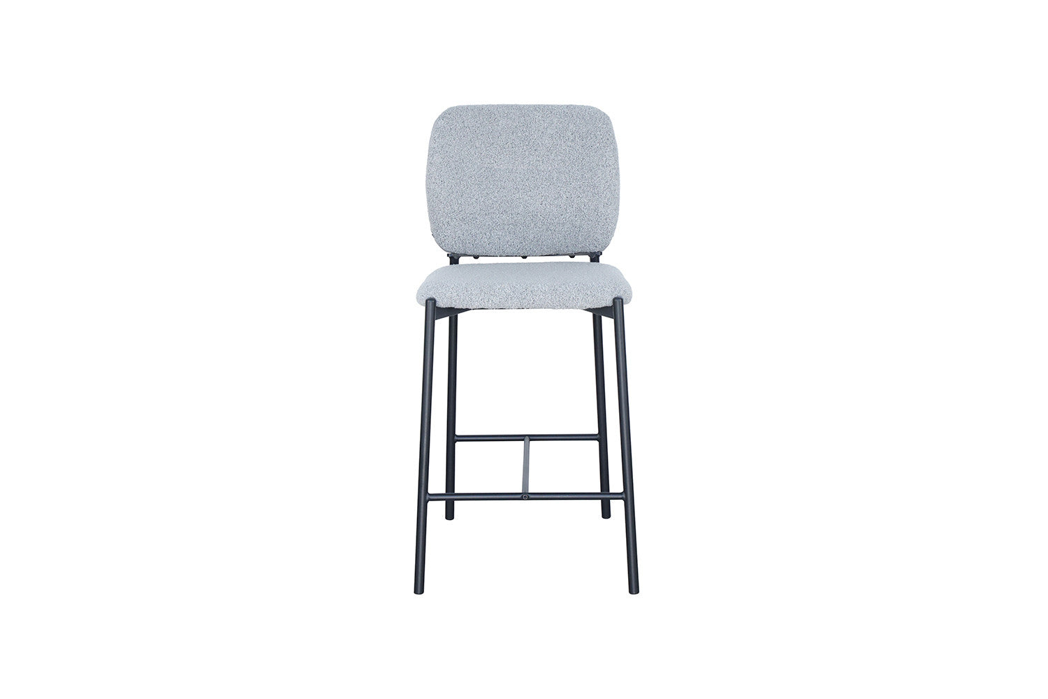 Rousseau - Barstoel Sophia Stof Lichtgrijs - 99x45x55.5 cm