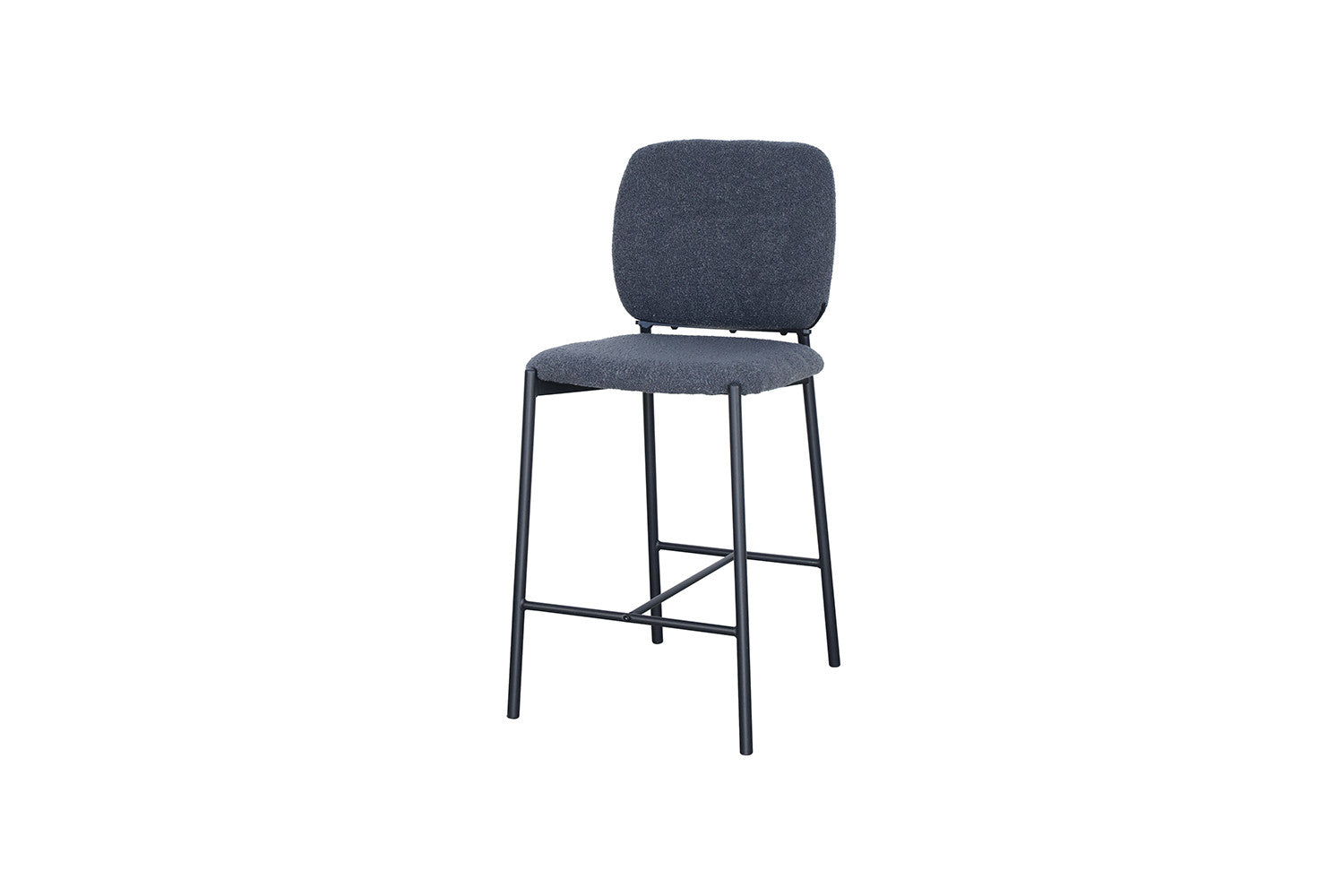 Rousseau - Barstoel Sophia Stof Donkergrijs - 99x45x55.5 cm