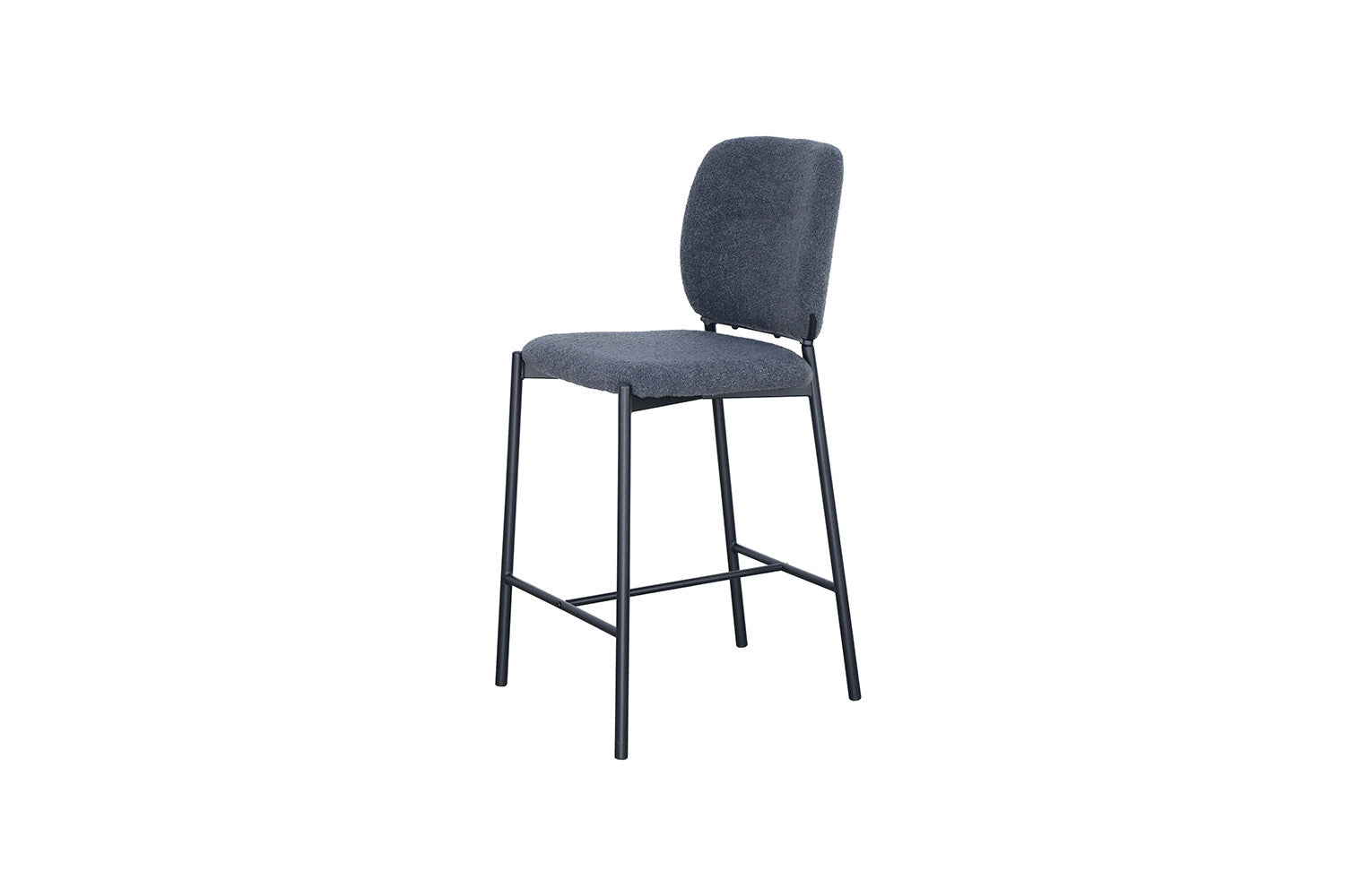 Rousseau - Barstoel Sophia Stof Donkergrijs - 99x45x55.5 cm