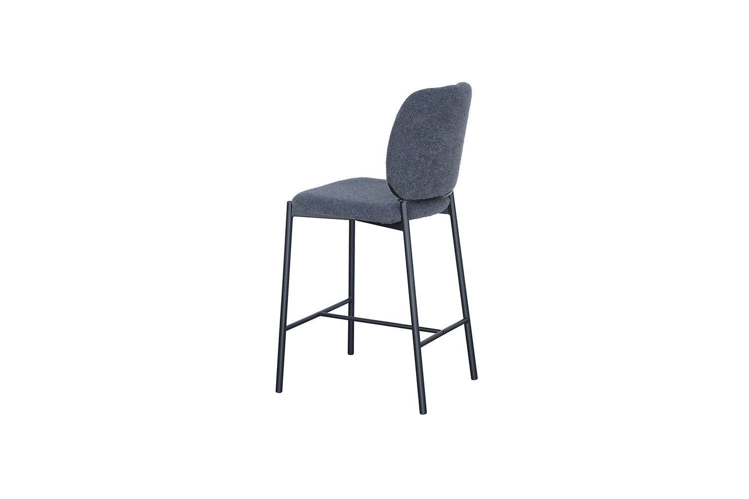 Rousseau - Barstoel Sophia Stof Donkergrijs - 99x45x55.5 cm