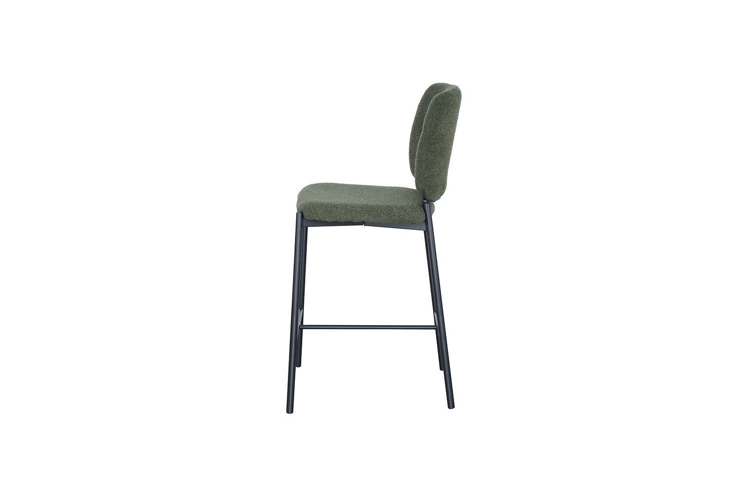 Rousseau - Barstoel Sophia Stof Groen - 99x45x55.5 cm