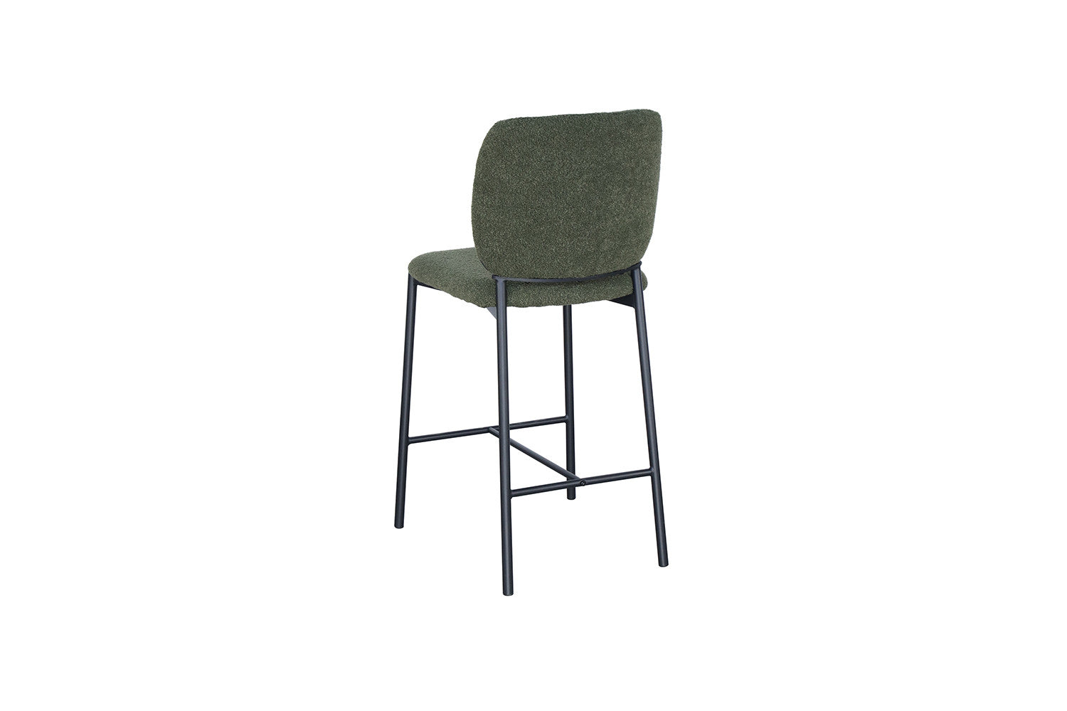 Rousseau - Barstoel Sophia Stof Groen - 99x45x55.5 cm