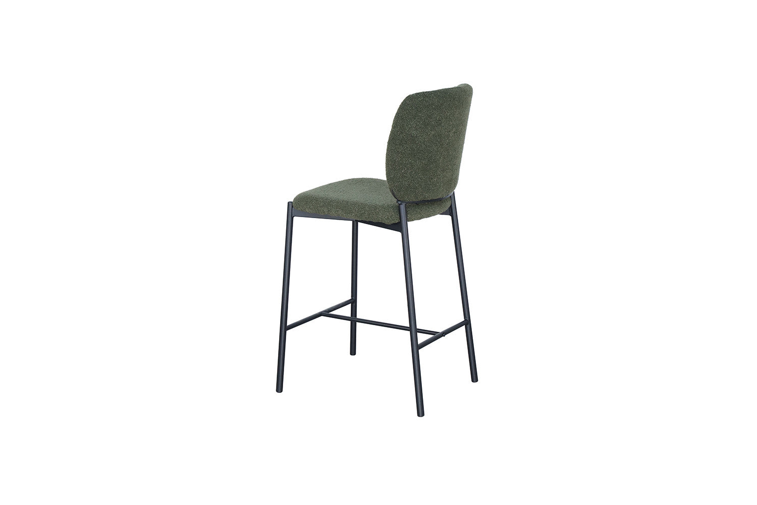 Rousseau - Barstoel Sophia Stof Groen - 99x45x55.5 cm