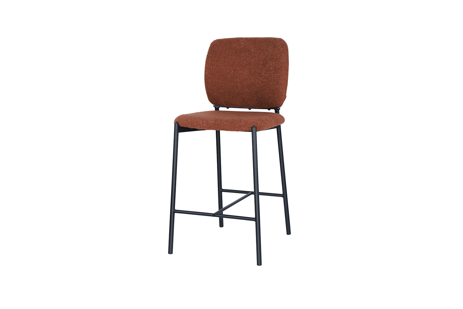 Rousseau - Barstoel Sophia Stof Roest - 99x45x55.5 cm