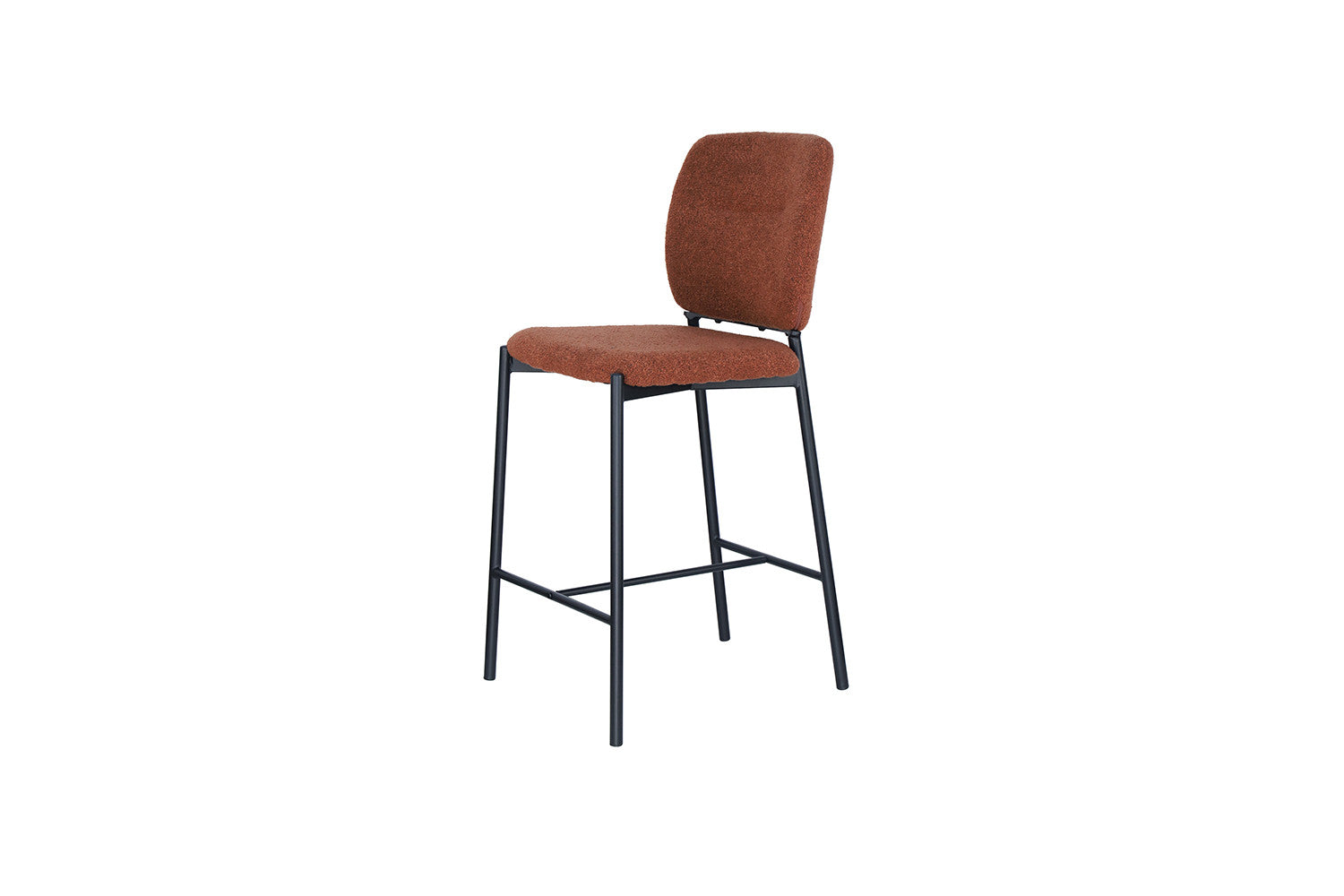 Rousseau - Barstoel Sophia Stof Roest - 99x45x55.5 cm