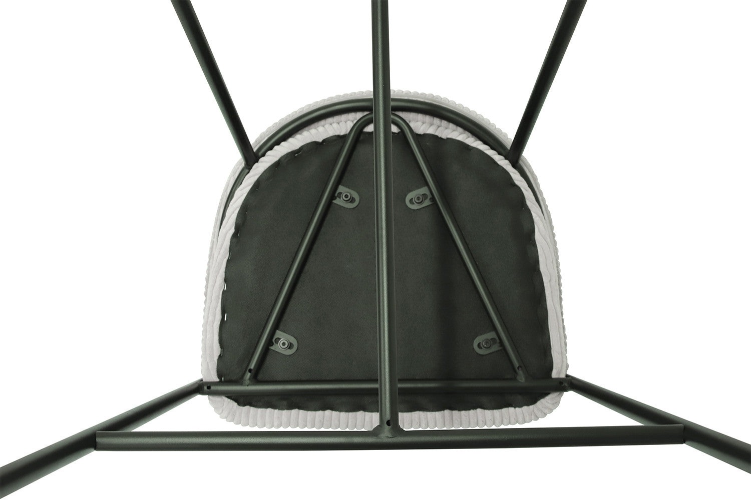 Rousseau - Barstoel Hugo Corduroy Lichtgrijs - 90x54x59 cm