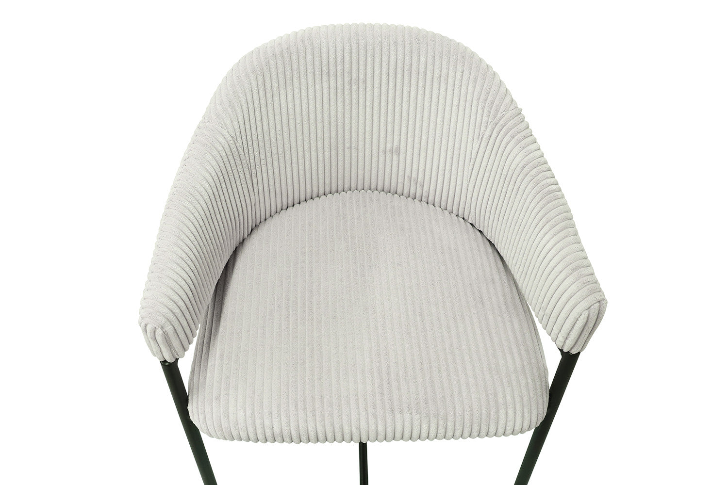 Rousseau - Barstoel Hugo Corduroy Lichtgrijs - 90x54x59 cm