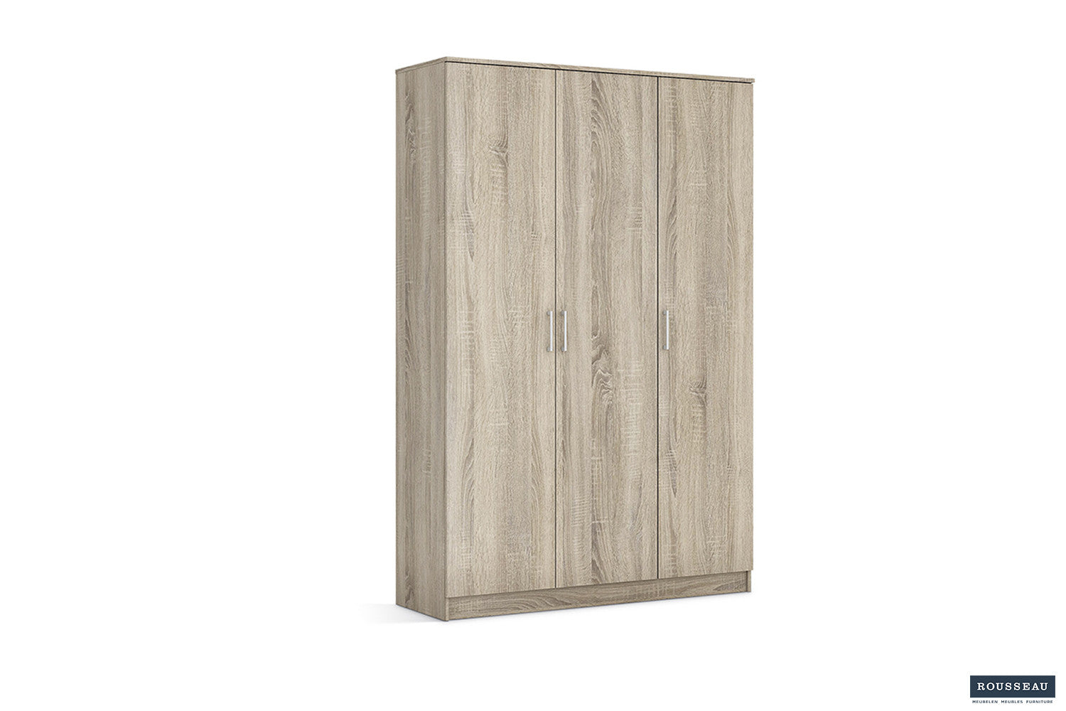 Rousseau - Kleerkast Ray 3 deuren Sonoma - 180x117,5x50 cm