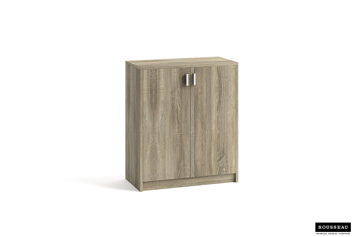 Rousseau - Commode Space 2 deuren Sonoma - 84x72x36 cm