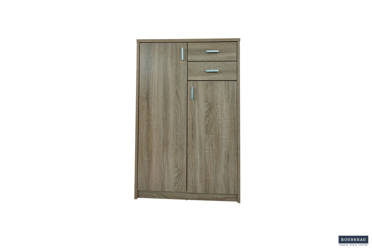Rousseau - Commode Space 2 deuren 2 laden Sonoma - 110x72x36 cm