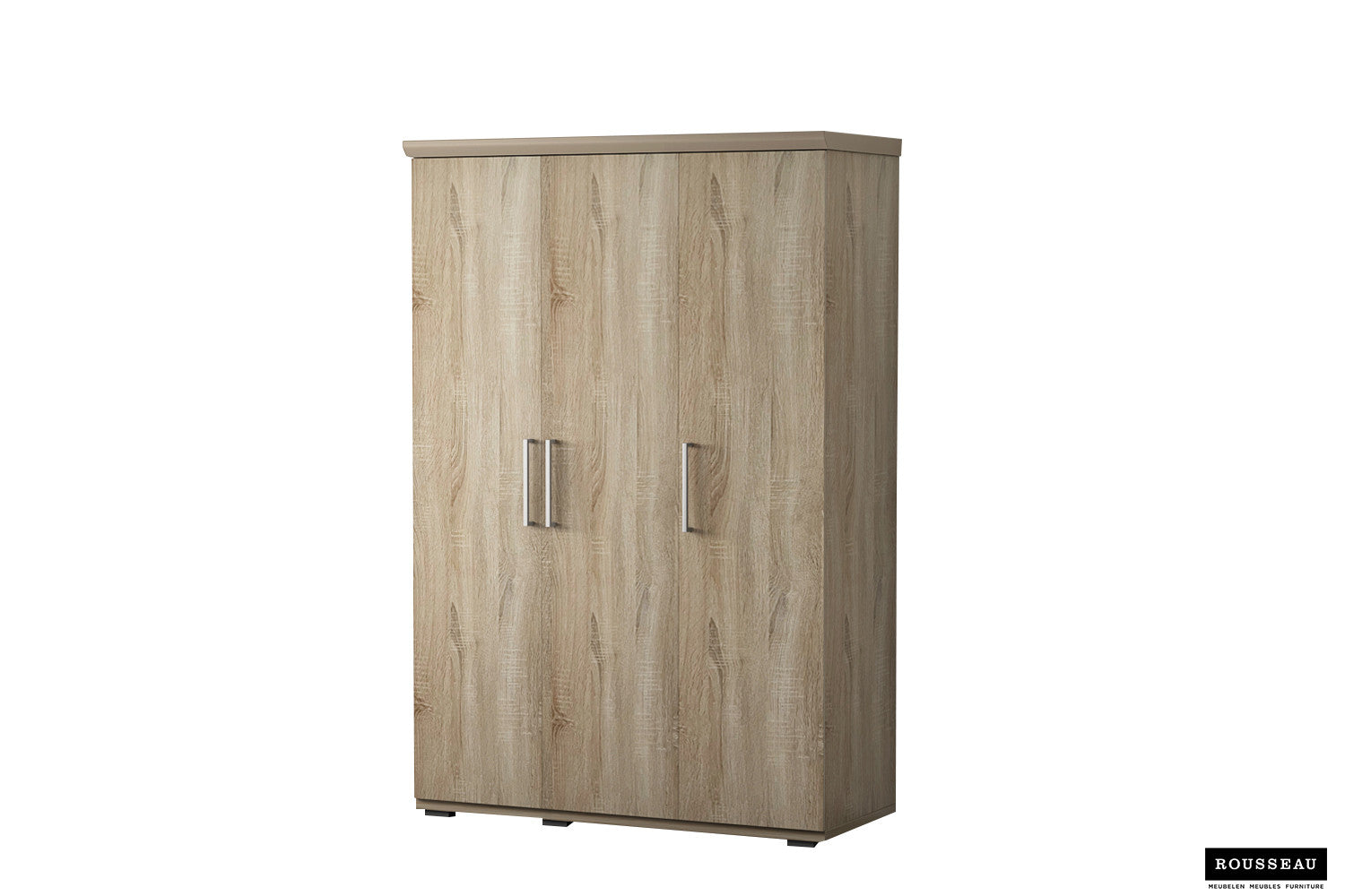 Rousseau - Kleerkast Mike 3 deuren Sonoma - 183x120x52 cm
