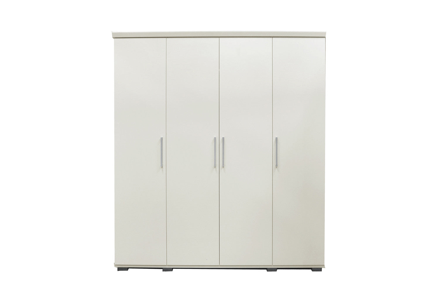 Rousseau - Kleerkast Mike 4 deuren Wit - 183x160x52 cm