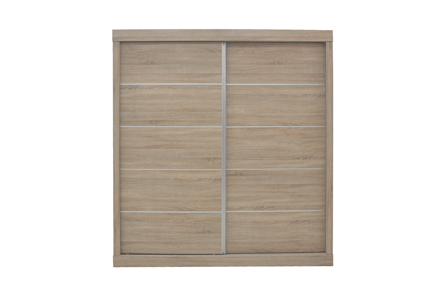 Rousseau - Kleerkast Mike 2 schuifdeuren Sonoma - 197.5x182.5x52.5 cm