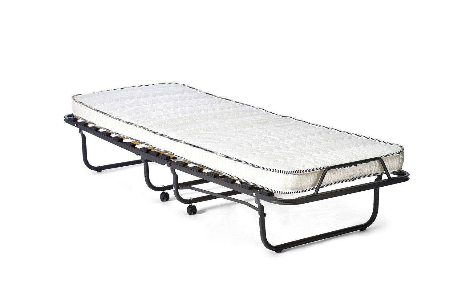 Rousseau - Lit pliant Bruxelles 90x200 cm métal - 27x90x200 cm