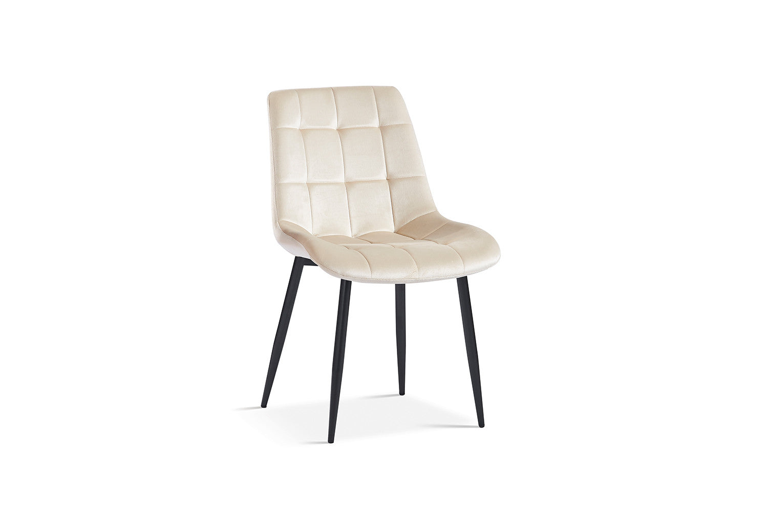 Rousseau - Stoel Juta Fluweel Beige - 82x50x59 cm