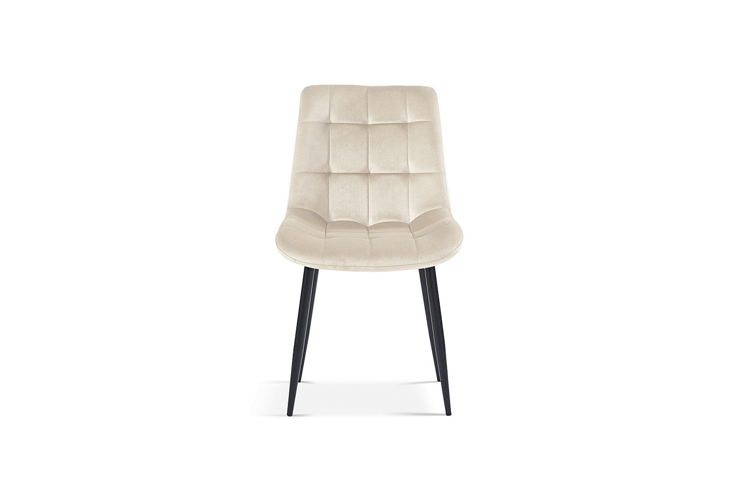 Rousseau - Chaise Juta Velours Beige - 82x50x59 cm