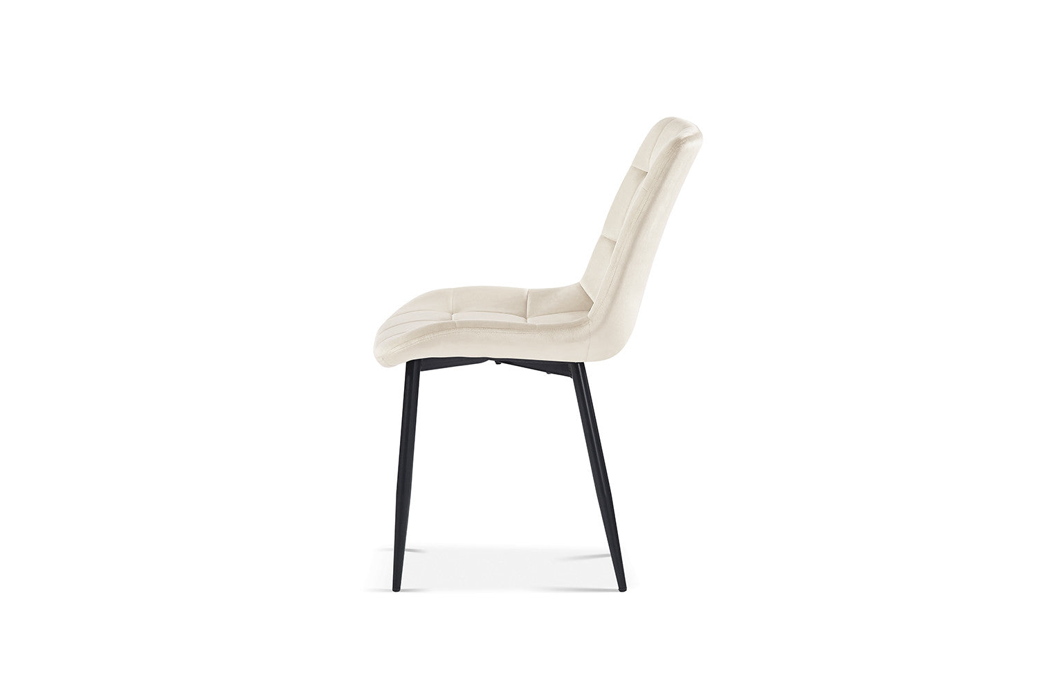 Rousseau - Chaise Juta Velours Beige - 82x50x59 cm