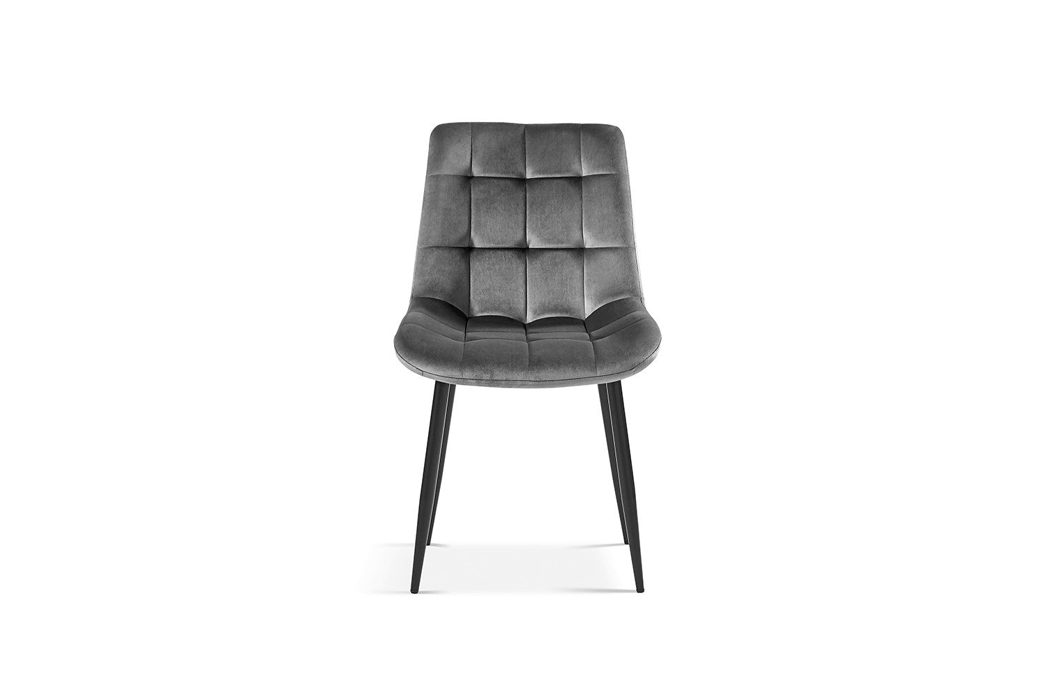 Rousseau - Stoel Juta Fluweel Donkergrijs - 82x50x59cm