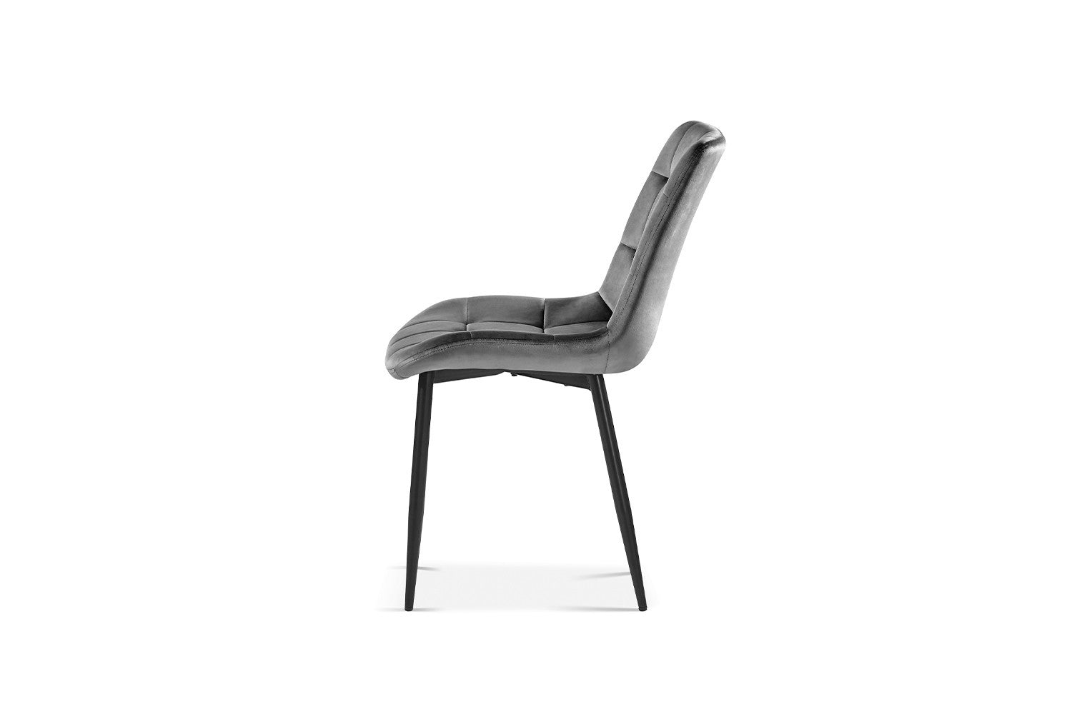 Rousseau - Stoel Juta Fluweel Donkergrijs - 82x50x59cm