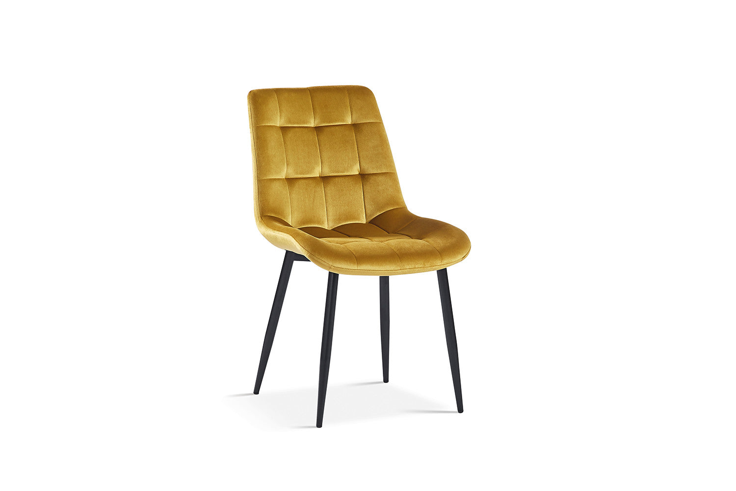 Rousseau - Stoel Juta Fluweel Goud - 82x50x59 cm