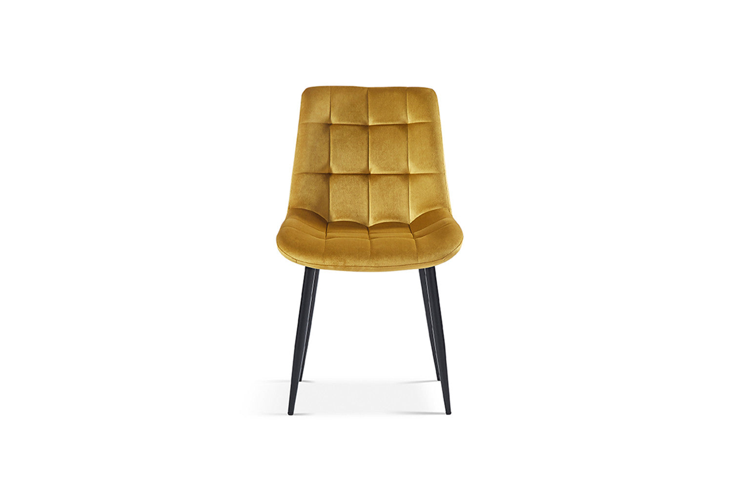 Rousseau - Chaise Juta Velours Or - 82x50x59 cm