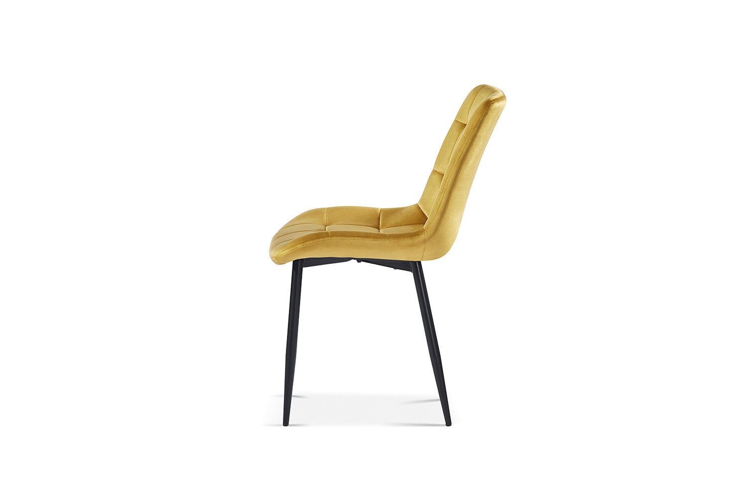 Rousseau - Chaise Juta Velours Or - 82x50x59 cm