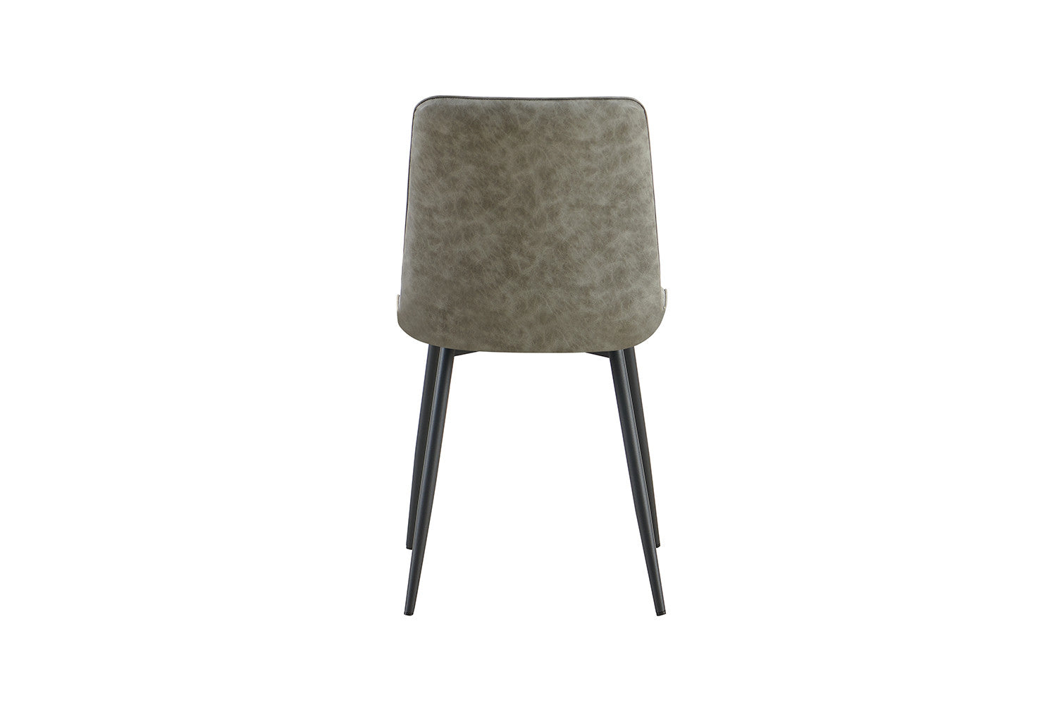 Rousseau - Set van 4 stoelen Furas Vintage PU Grijs - 88x46.5x59.5 cm