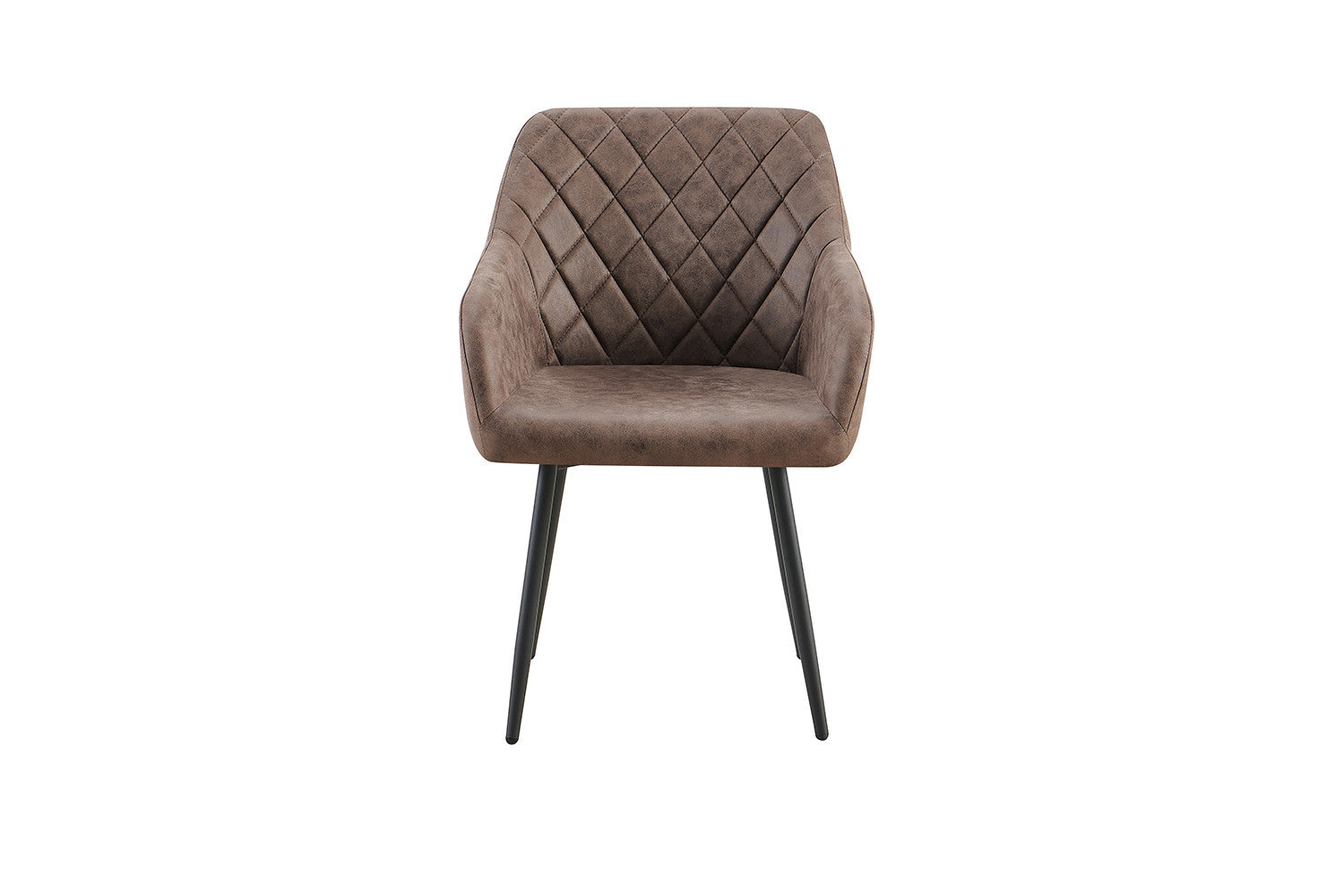 Rousseau - Stoel Peron Micro fiber PU Bruin - 82x55.5x62 cm
