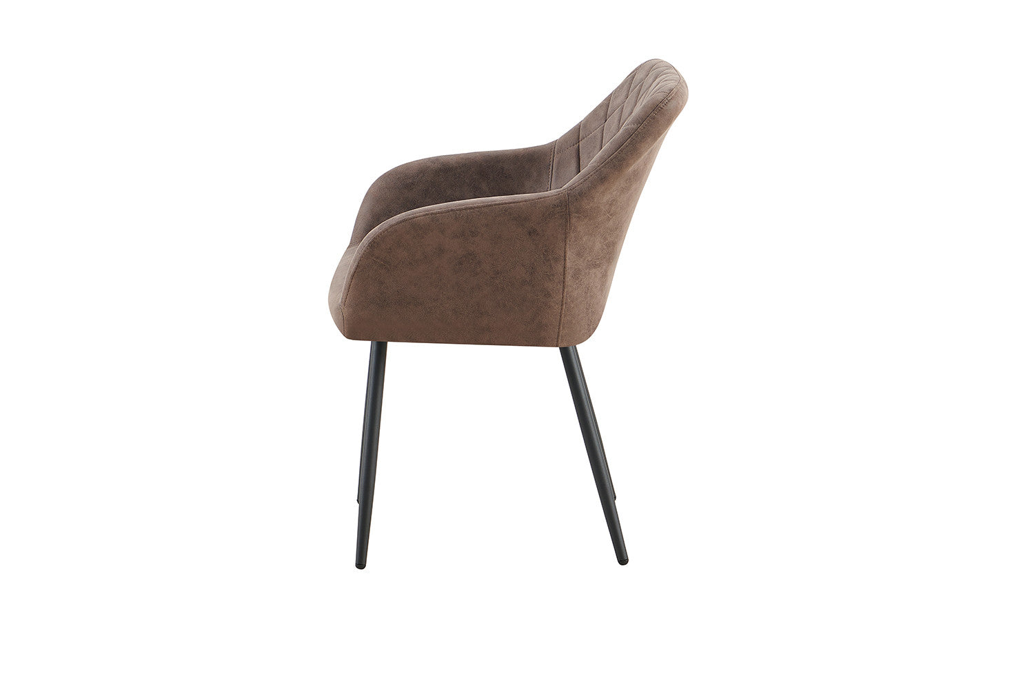 Rousseau - Stoel Peron Micro fiber PU Bruin - 82x55.5x62 cm