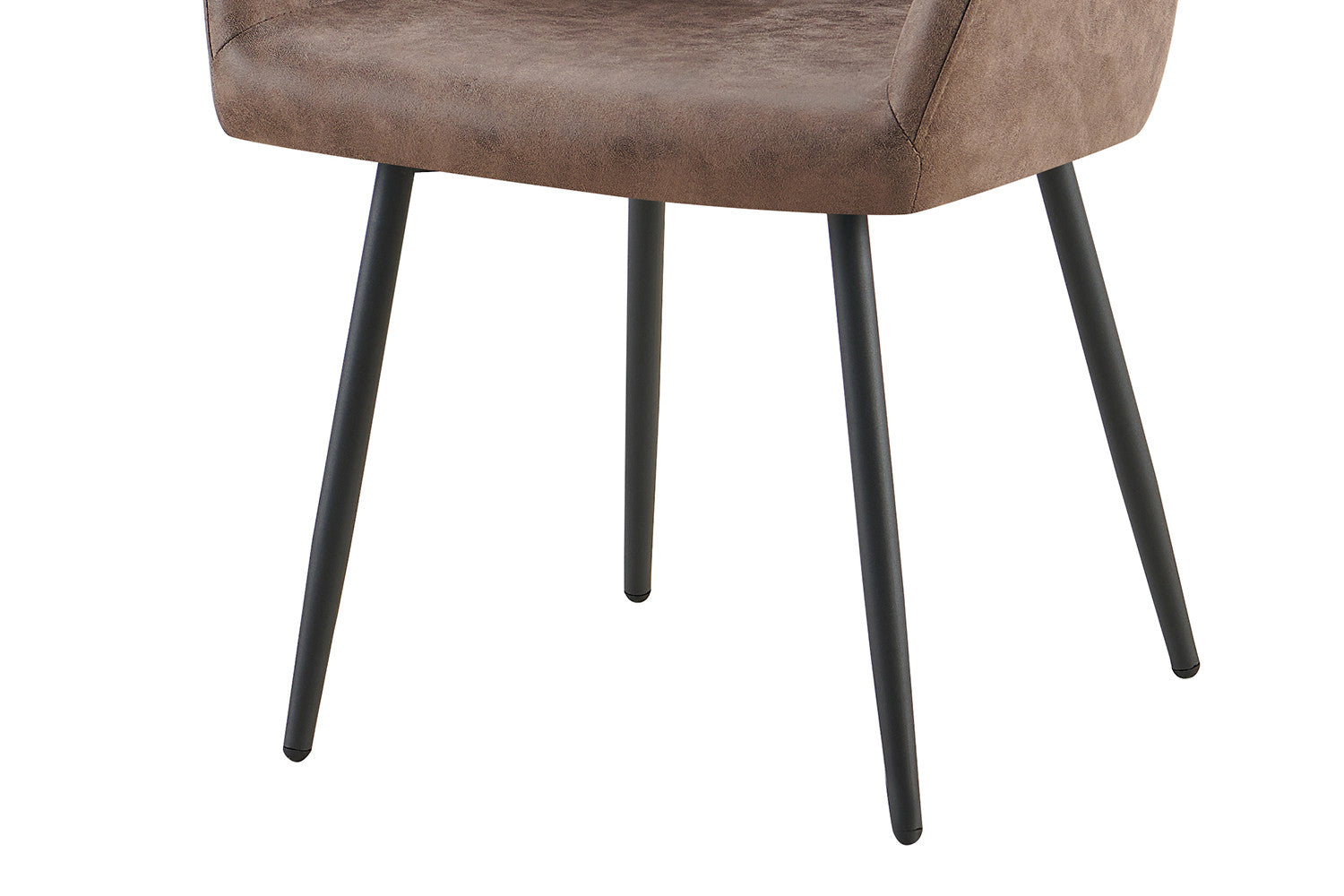 Rousseau - Stoel Peron Micro fiber PU Bruin - 82x55.5x62 cm
