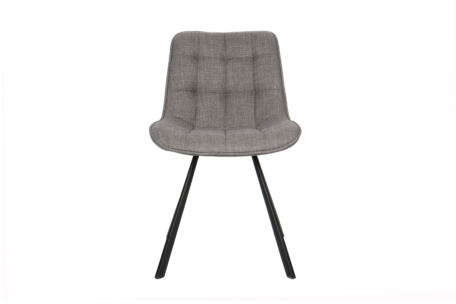 Rousseau - Chaise Ariba Tissu Gris Clair - 80x51x61 cm