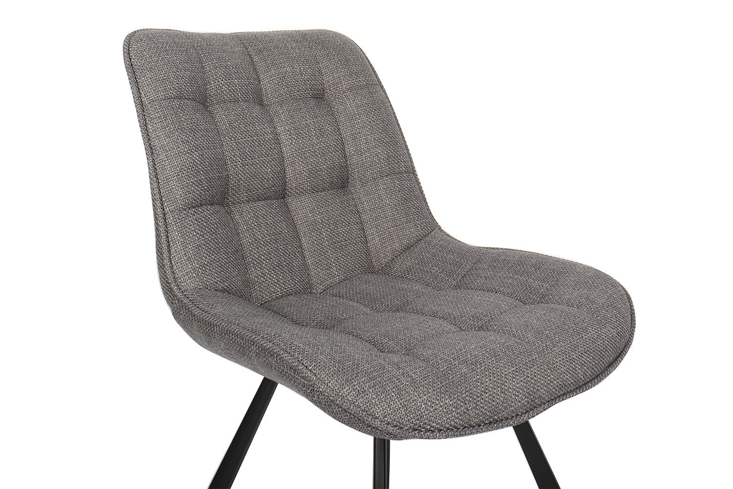 Rousseau - Chaise Ariba Tissu Gris Clair - 80x51x61 cm