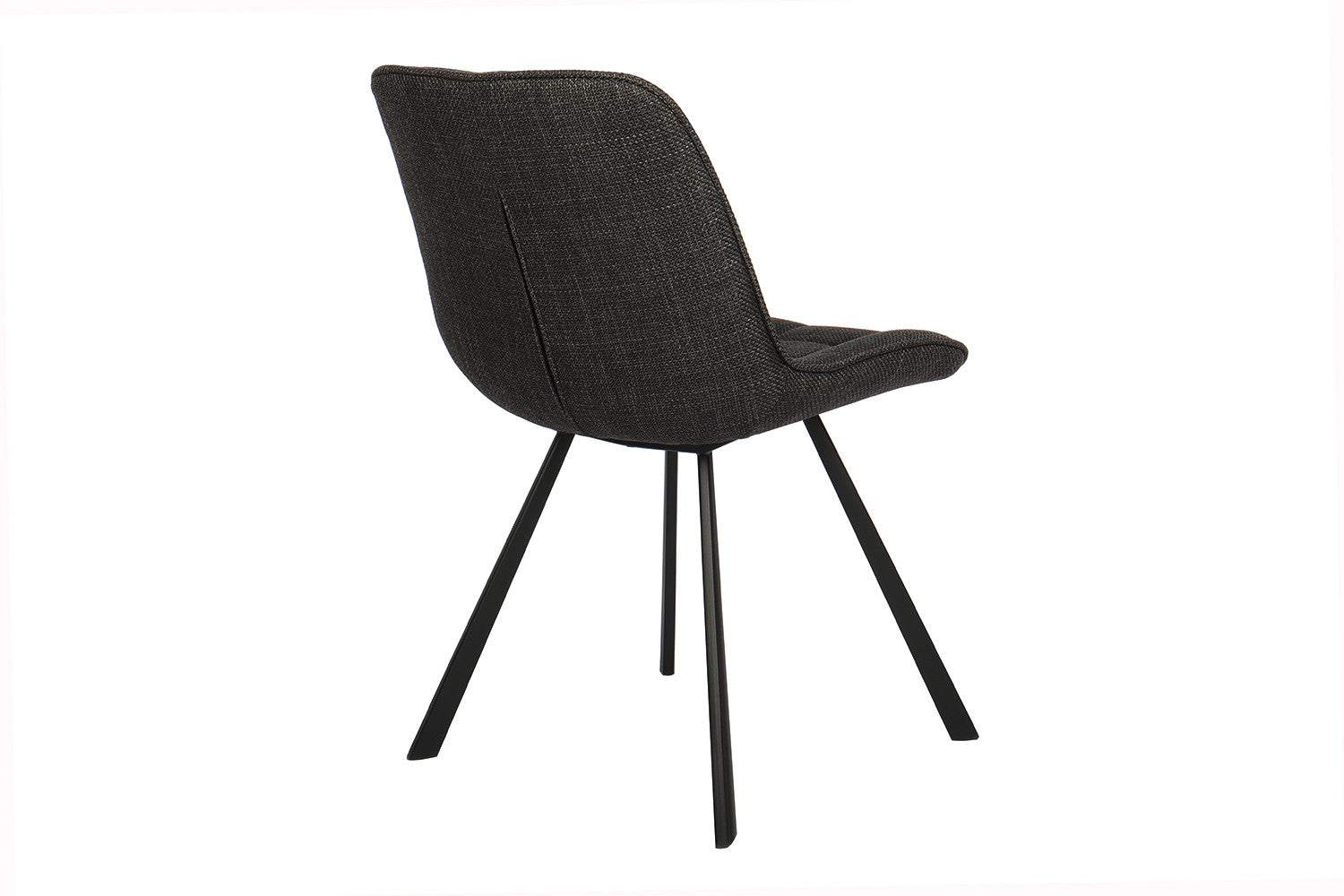 Rousseau - Stoel Ariba Stof Donkergrijs - 80x51x61 cm