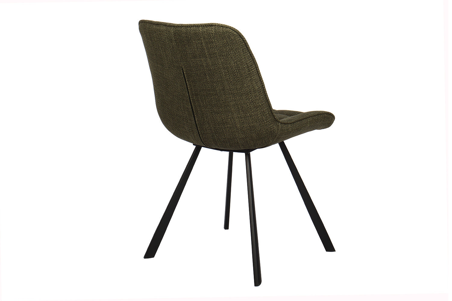 Rousseau - Chaise Ariba Tissu Vert - 80x51x61 cm