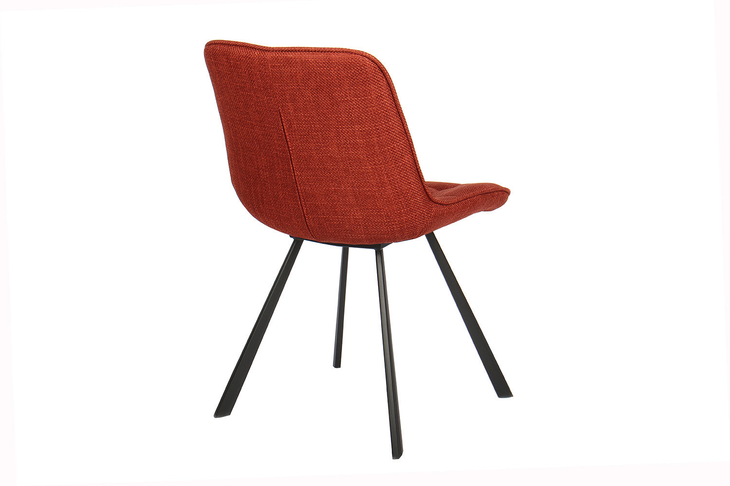 Rousseau - Chaise Ariba Tissu Rouge - 80x51x61 cm