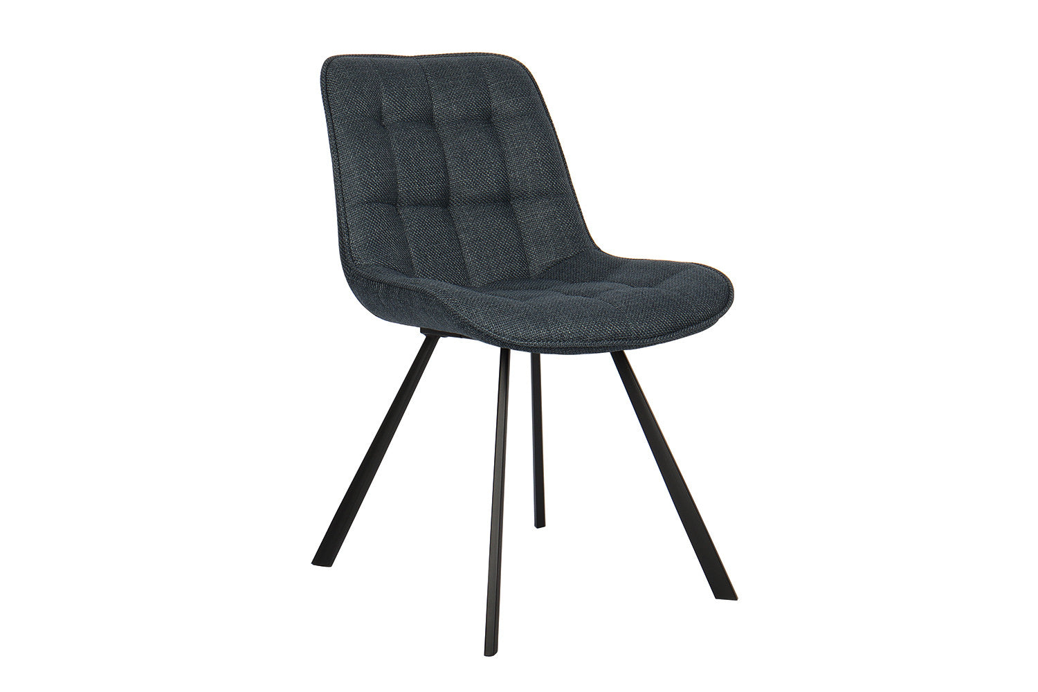 Rousseau - Stoel Ariba Stof Donkerblauw - 80x51x61 cm