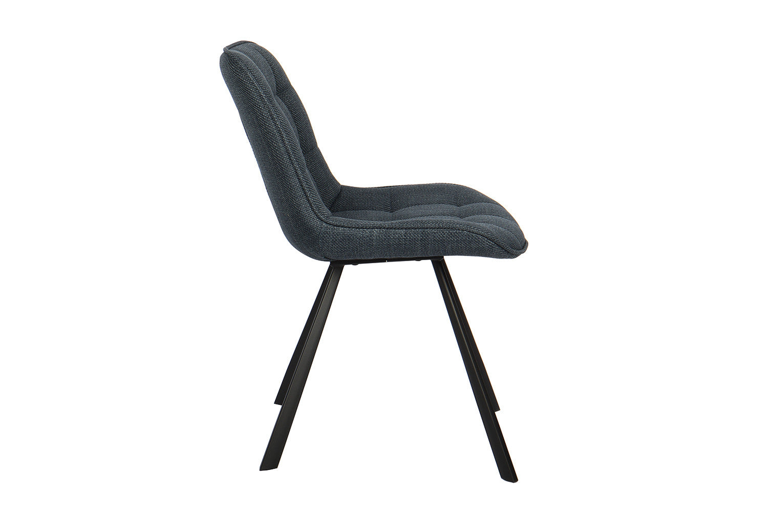Rousseau - Stoel Ariba Stof Donkerblauw - 80x51x61 cm