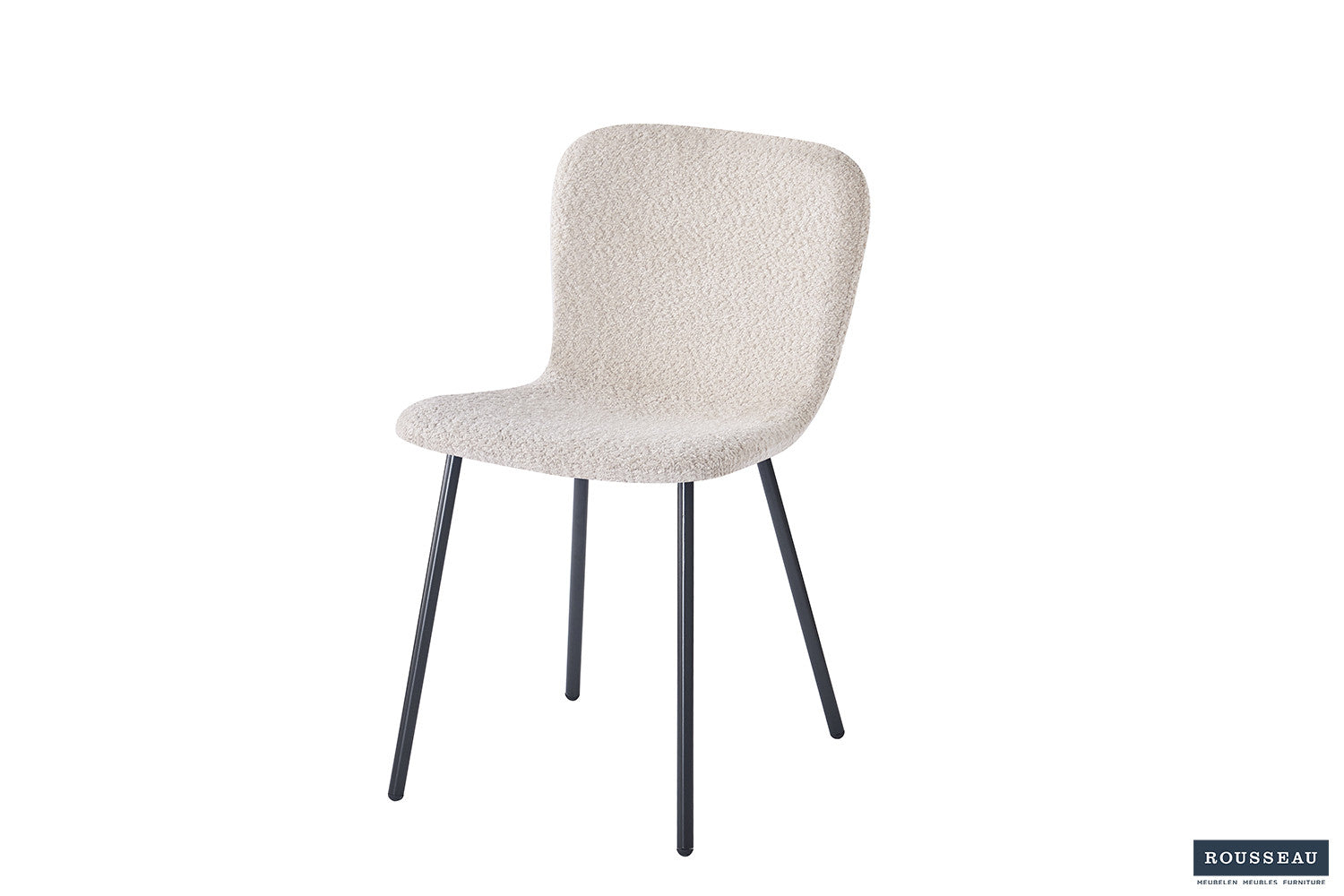 Rousseau - Chaise Susan Boucle - Sable - 77x45x52 cm