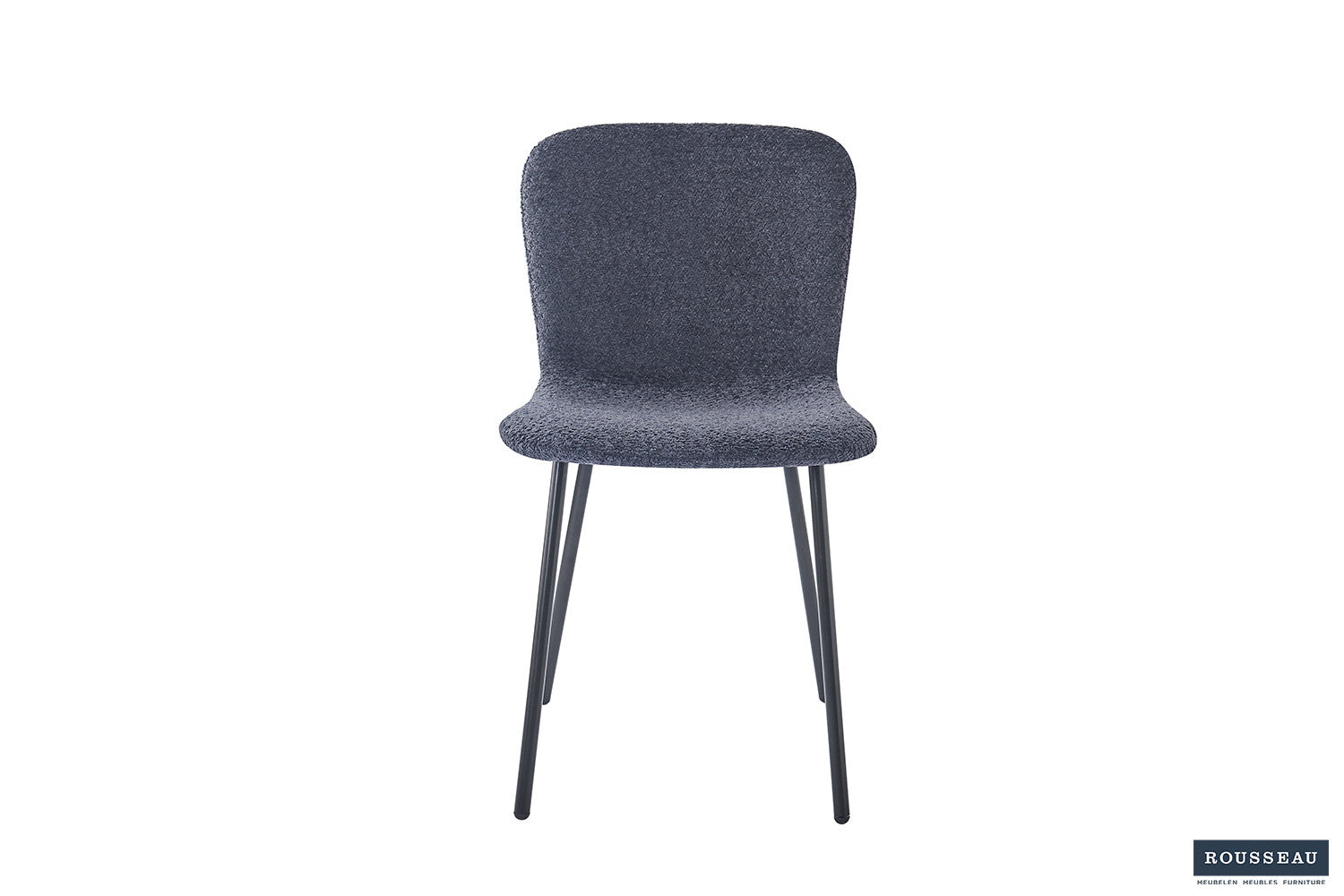 Rousseau - Stoel Susan Boucle - Donkergrijs - 77x45x52 cm