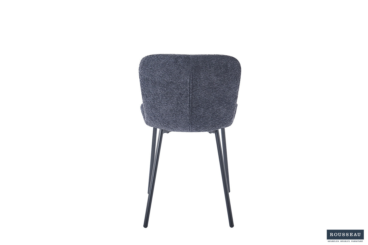 Rousseau - Stoel Susan Boucle - Donkergrijs - 77x45x52 cm