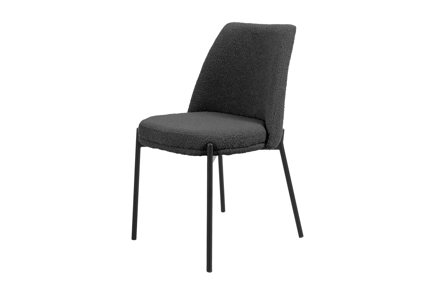 Rousseau - Stoel Ella Stof Grijs - 83x48x57 cm