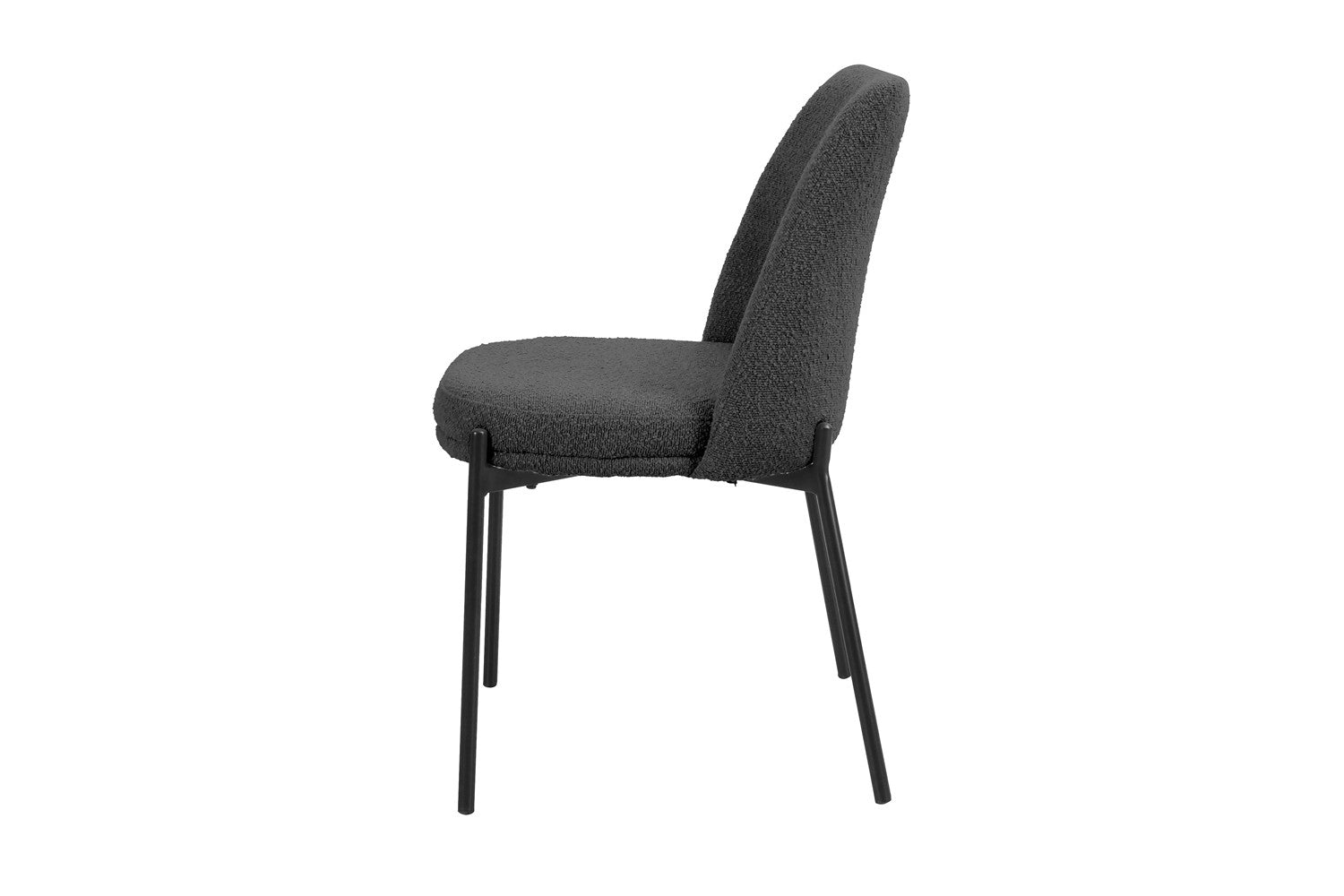 Rousseau - Stoel Ella Stof Grijs - 83x48x57 cm