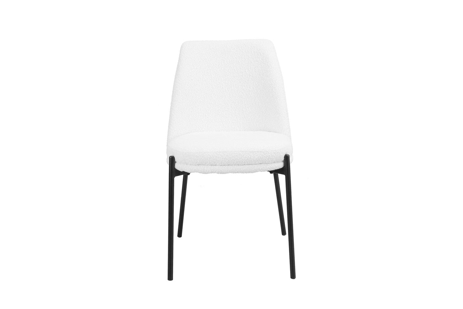 Rousseau - Chaise Ella Tissu Blanc - 83x48x57 cm