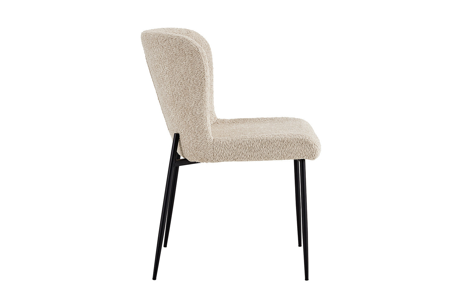 Rousseau - Stoel Lisa Boucle - Beige - 85x50x62 cm