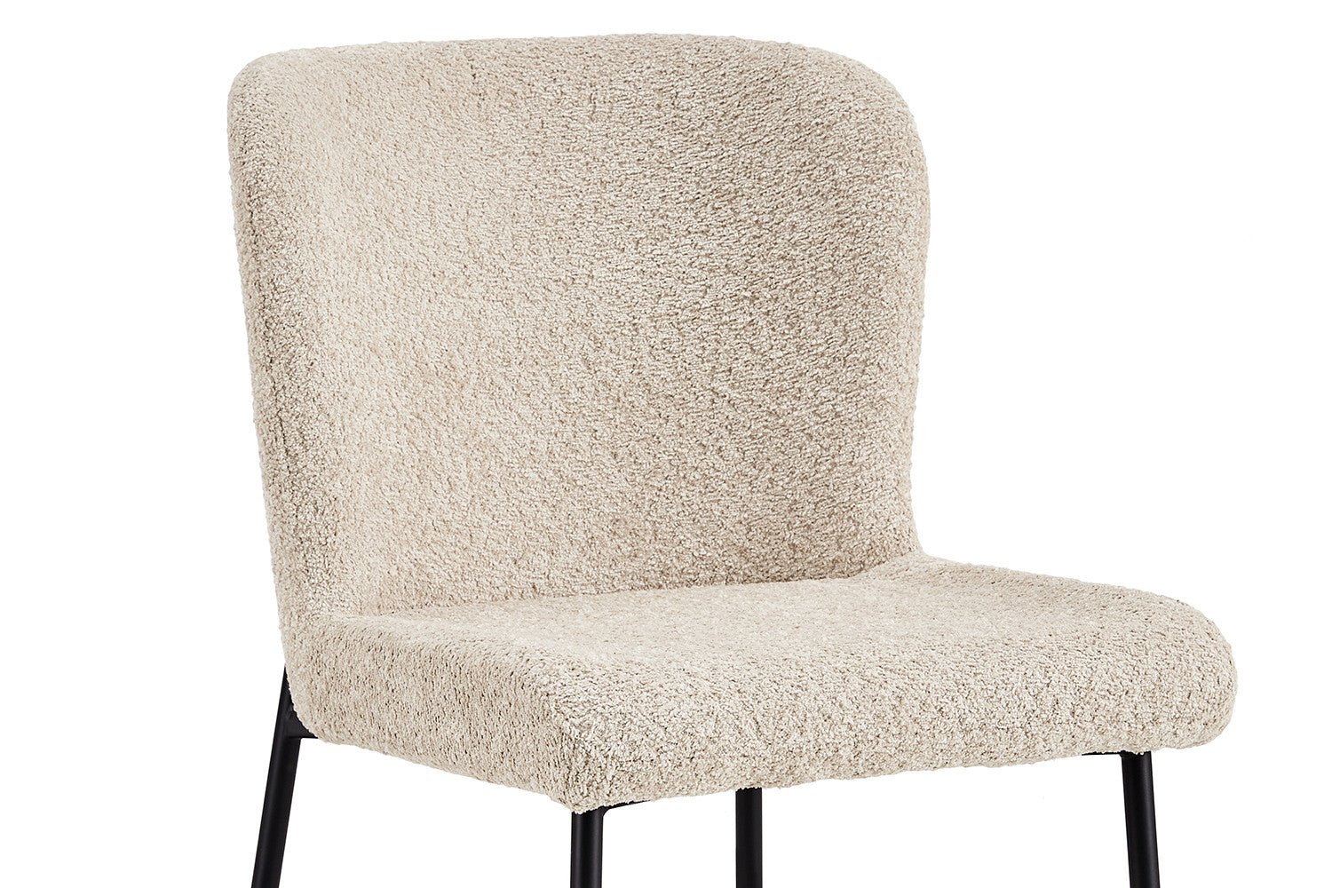 Rousseau - Stoel Lisa Boucle - Beige - 85x50x62 cm