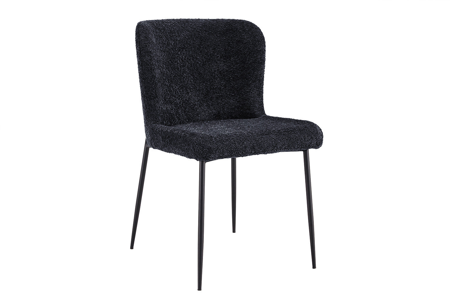 Rousseau - Stoel Lisa Boucle - Donkergrijs - 85x50x62 cm