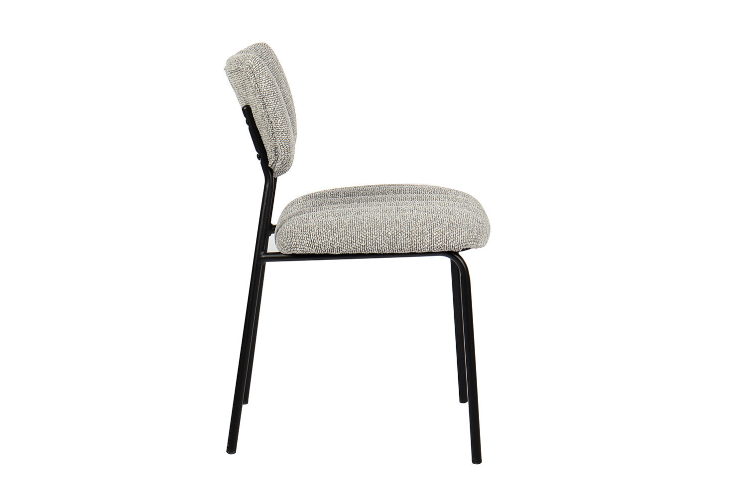 Rousseau - Stoel Antura Stof Lichtgrijs - 77x46x53 cm