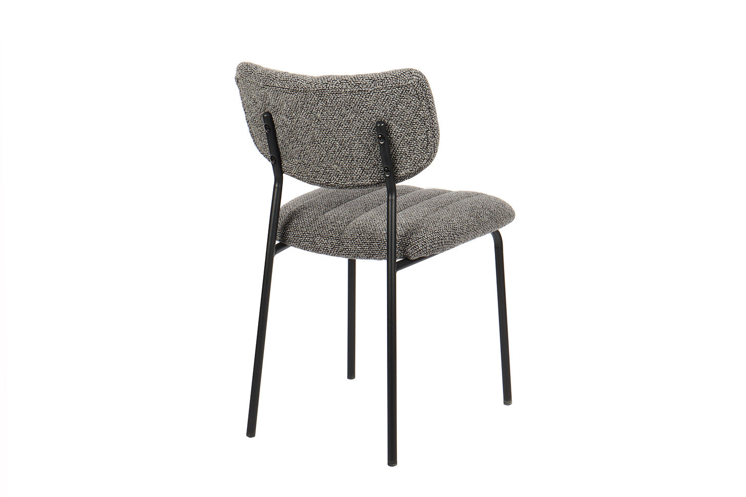 Rousseau - Chaise Antura Tissu Gris Foncé - 77x46x53 cm